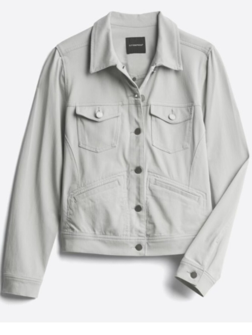 Liverpool Light Grey Denim Jacket